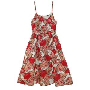Anthropologie Rachel Antonoff Red Rose Dress Size 4